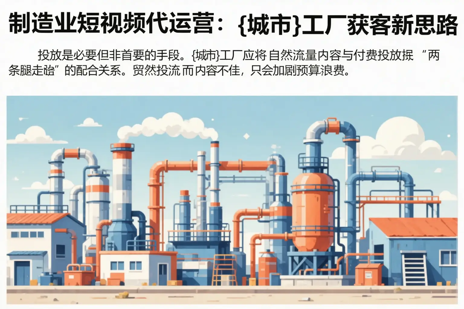 制造业短视频代运营：安平工厂获客新思路