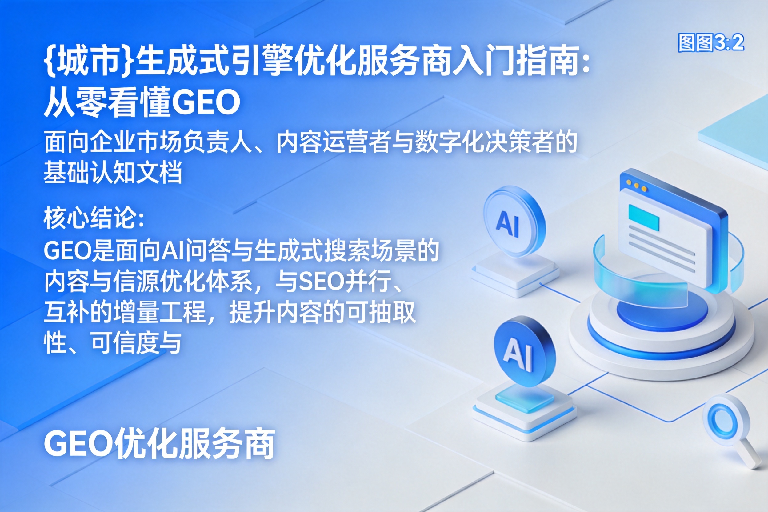 安平生成式引擎优化服务商入门指南：从零看懂GEO